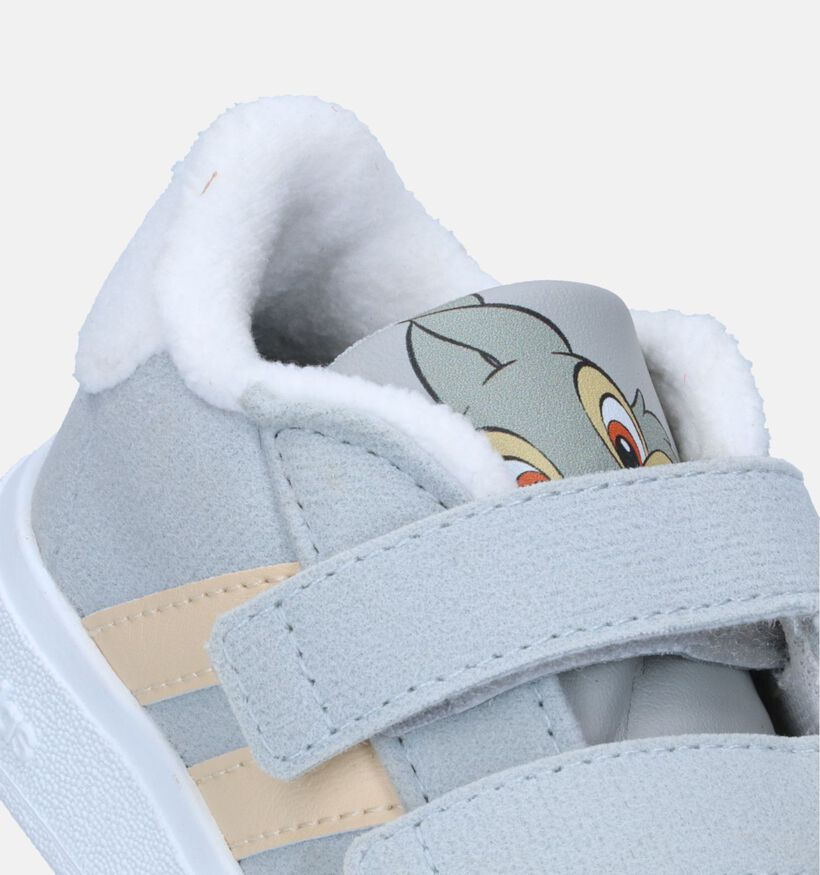 adidas Grand Court Disney Stampertje Grijze Sneakers voor jongens, meisjes (326886)