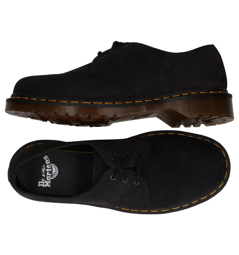 Dr. Martens 1461 Chaussures à lacets en Noir en nubuck (292462)