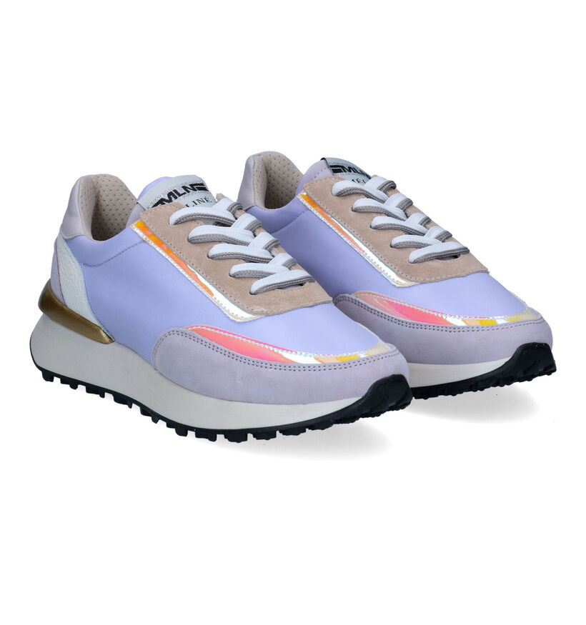 Méliné Sio Paarse Sneakers voor dames (306968) - geschikt voor steunzolen