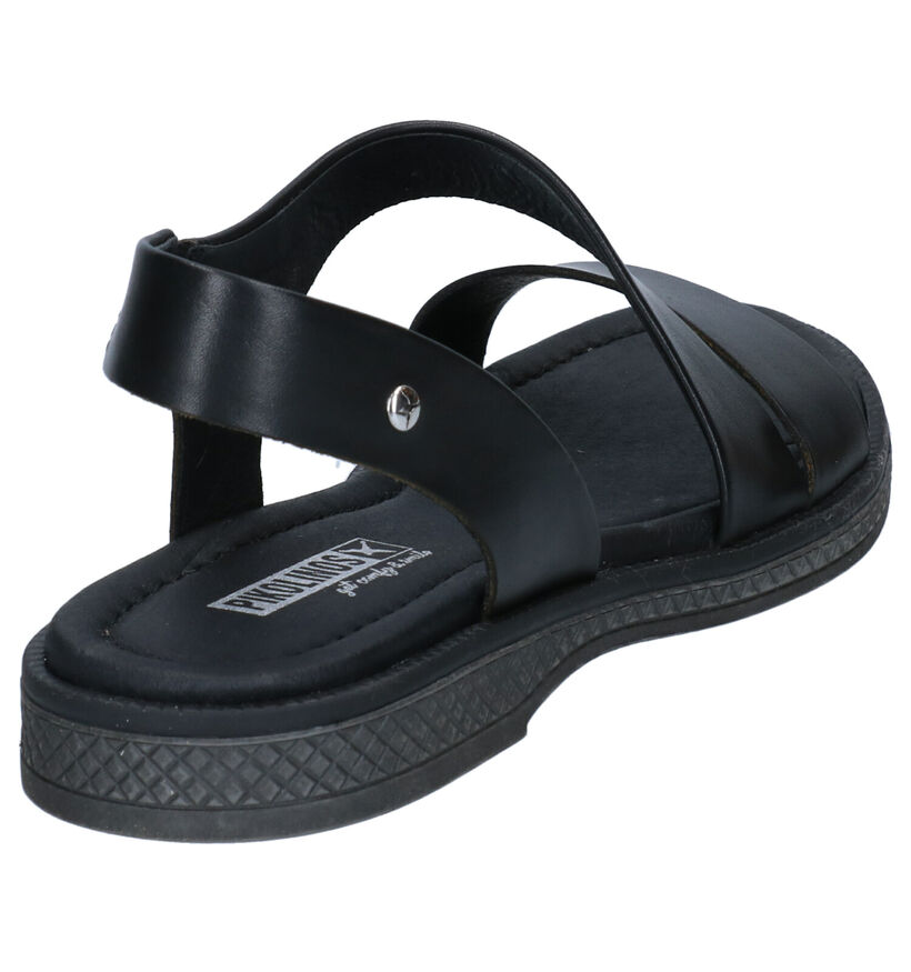 Pikolinos Moraira Witte Sandalen in leer (308095)