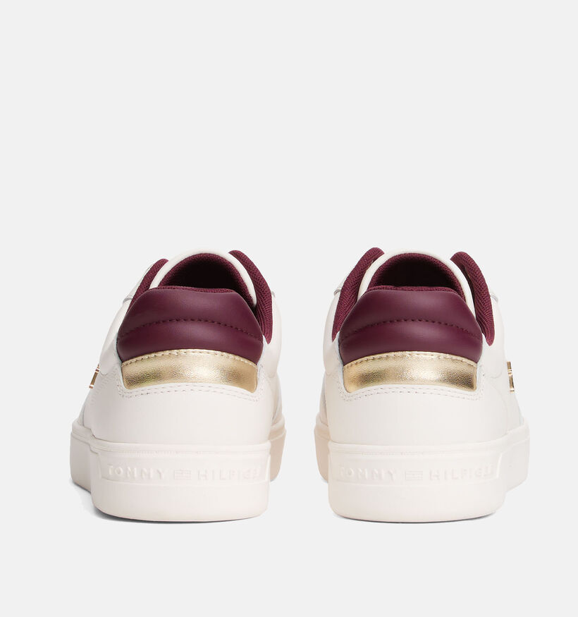 Tommy Hilfiger Elevated Court Baskets habillées en Blanc pour femmes (362366) - pour semelles orthopédiques