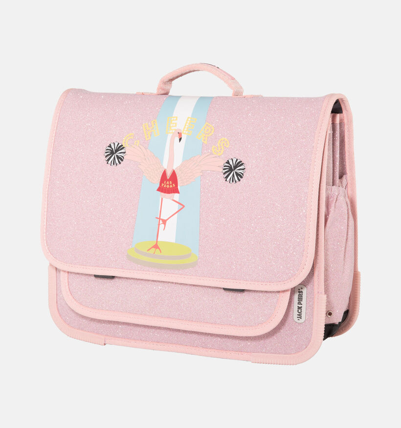 Jack Piers Flamingo Paris Large Roze Boekentas voor meisjes (361414)