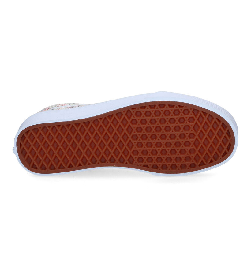 Vans Ward Baskets de skate en Rose pour femmes (327993)