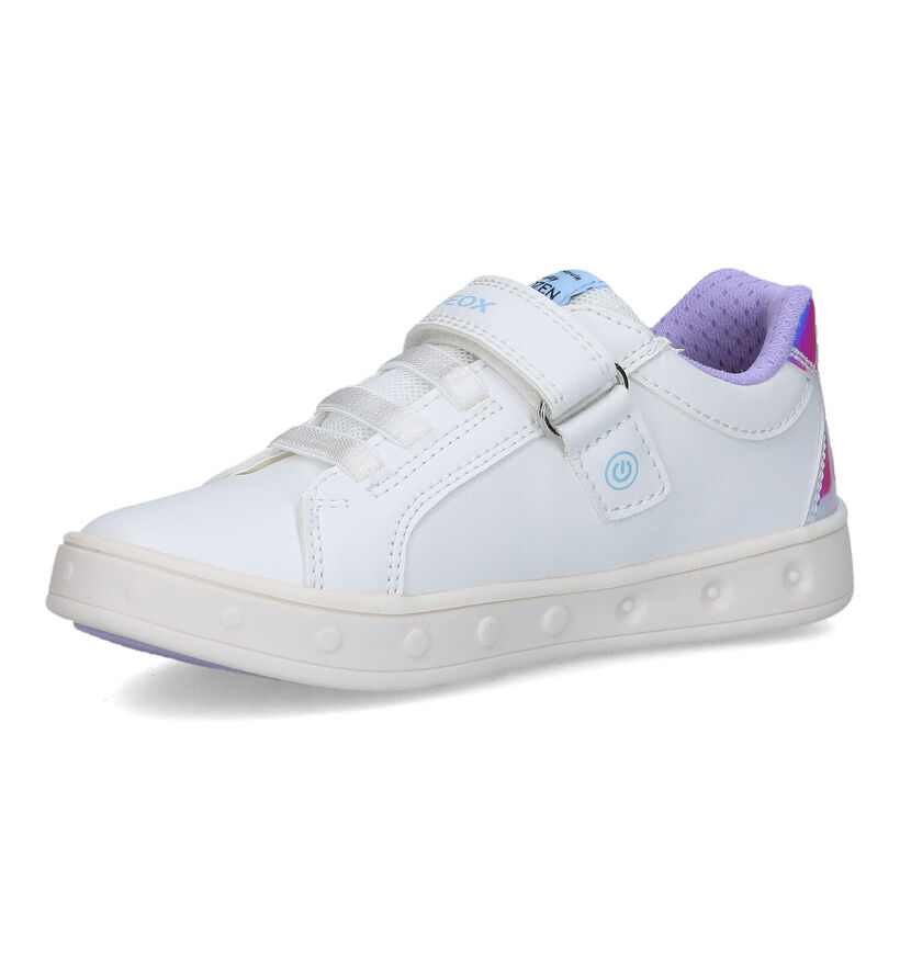 Geox Disney Frozen Elsa Witte Sneakers in kunstleer (326624)