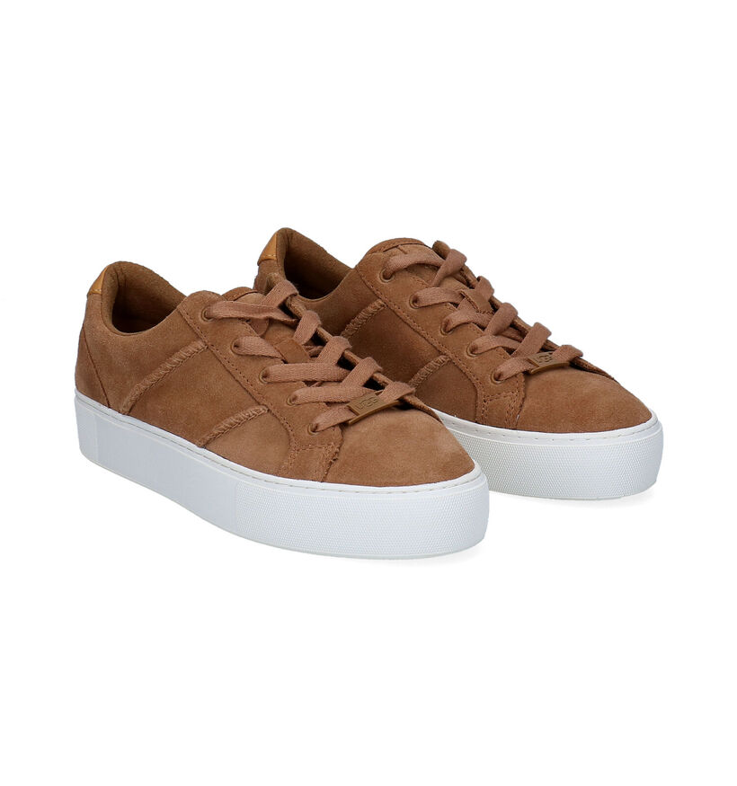 UGG Dinale Chaussures à lacets en Cognac pour femmes (294549)