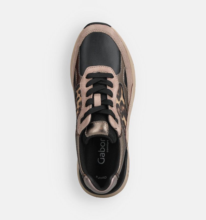 Gabor Taupe Lage Schoenen voor dames (361603) - geschikt voor steunzolen