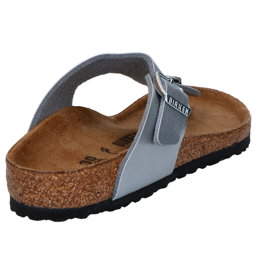 Birkenstock Gizeh BS Witte Teenslippers voor meisjes (338081)