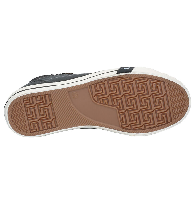 Mustang Grijze Hoge Sneakers voor dames (294326)