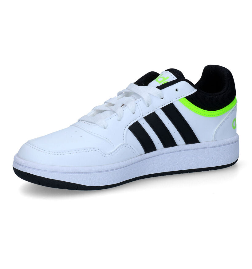 adidas Hoops 3.0 Witte Sneakers in kunstleer (318804)