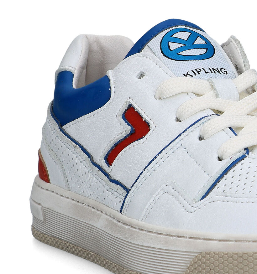 Kipling Hawkins Witte Veterschoenen in leer (323987)
