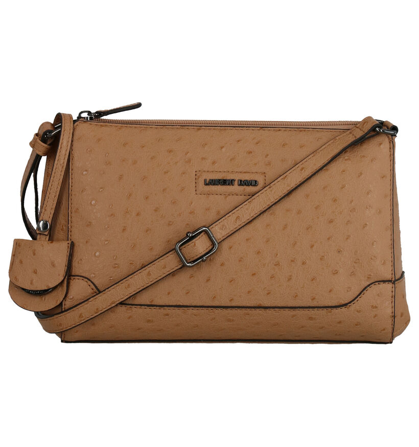 Laurent David Ella Cognac Crossbody Tas in kunstleer (271996)