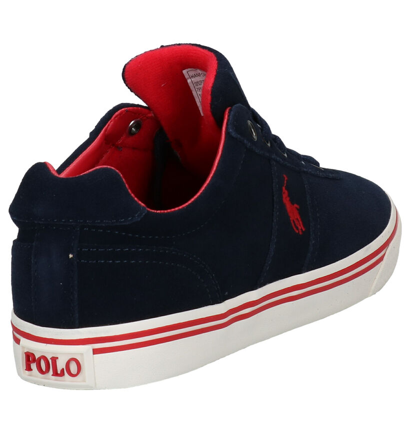 Polo Ralph Lauren Hanford Blauwe Veterschoenen in daim (278188)