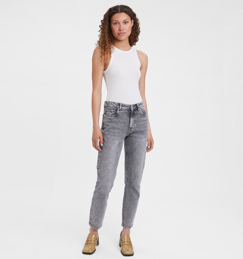 Vero Moda Brenda Grijze Straight Jeans L32 (318440)