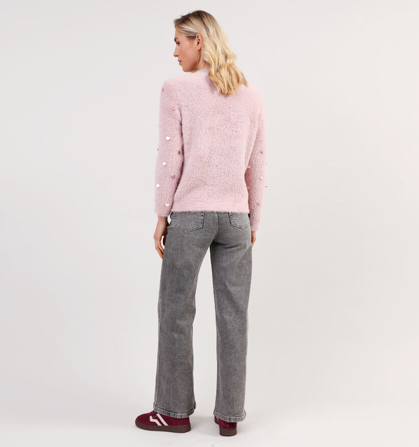 SISTERS POINT Owi Grijze Straight leg jeans voor dames (355142)