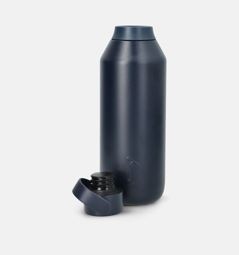 Chilly's Series 3 Donkerblauwe Drinkfles 500ml voor dames, heren (383685)