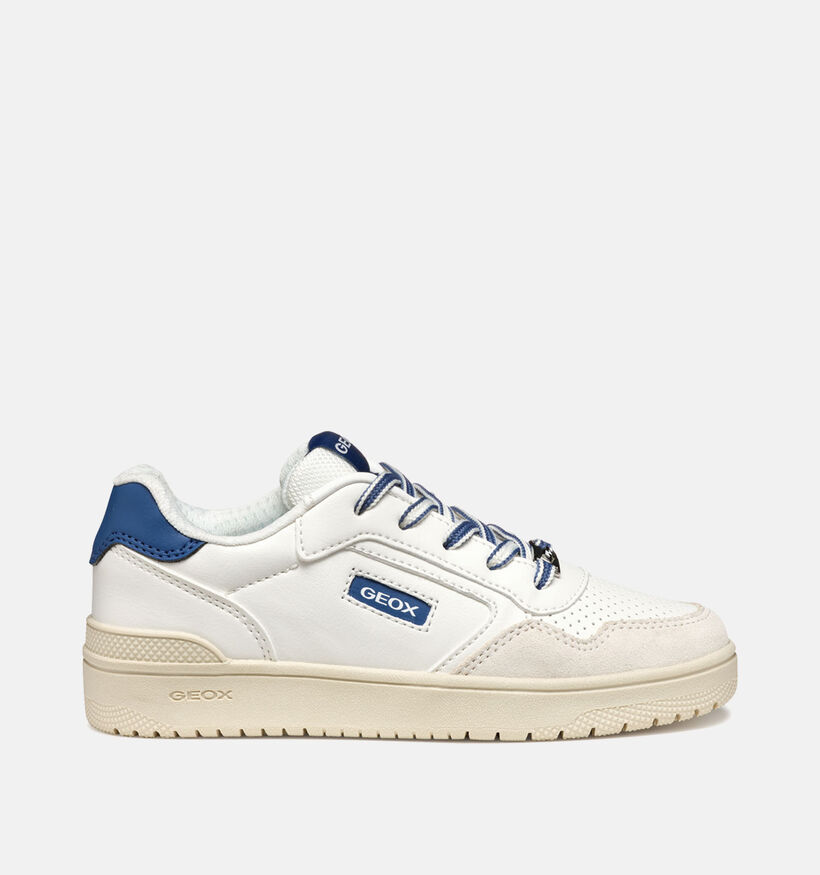 Geox Washiba Chaussures à Lacets en Blanc pour garçons (356396) - pour semelles orthopédiques