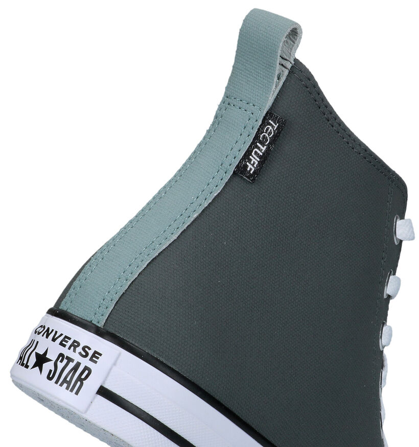 Converse Chuck Taylor All Star Hi Baskets en Gris pour hommes (325518)