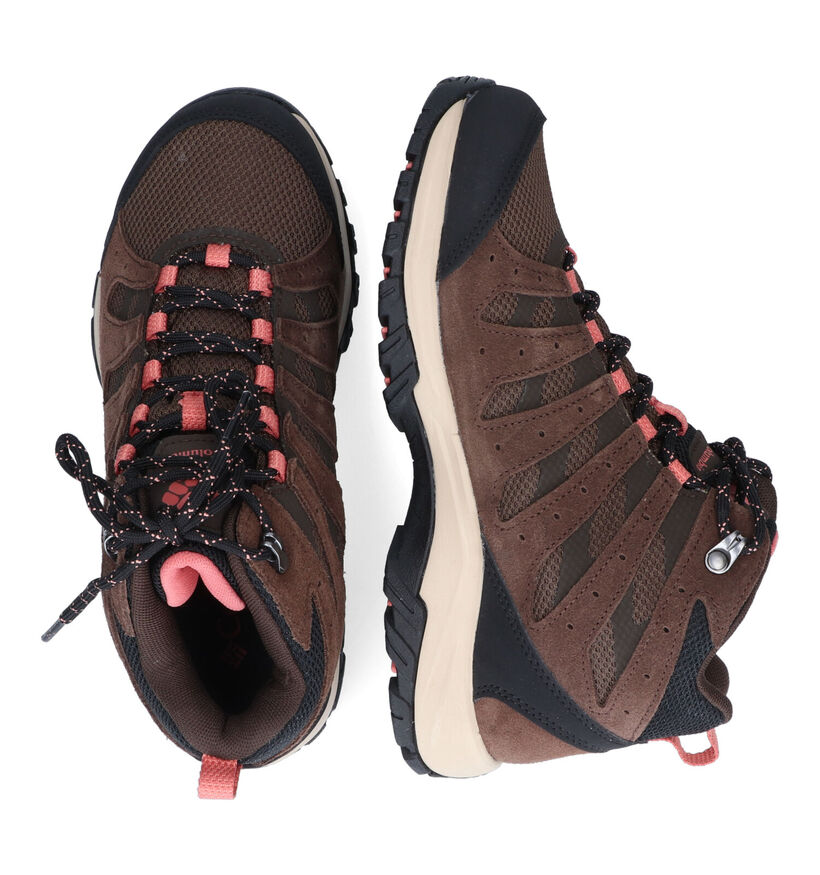 Columbia Redmond III MID Chaussures de randonnée en Brun pour femmes (303808) - pour semelles orthopédiques