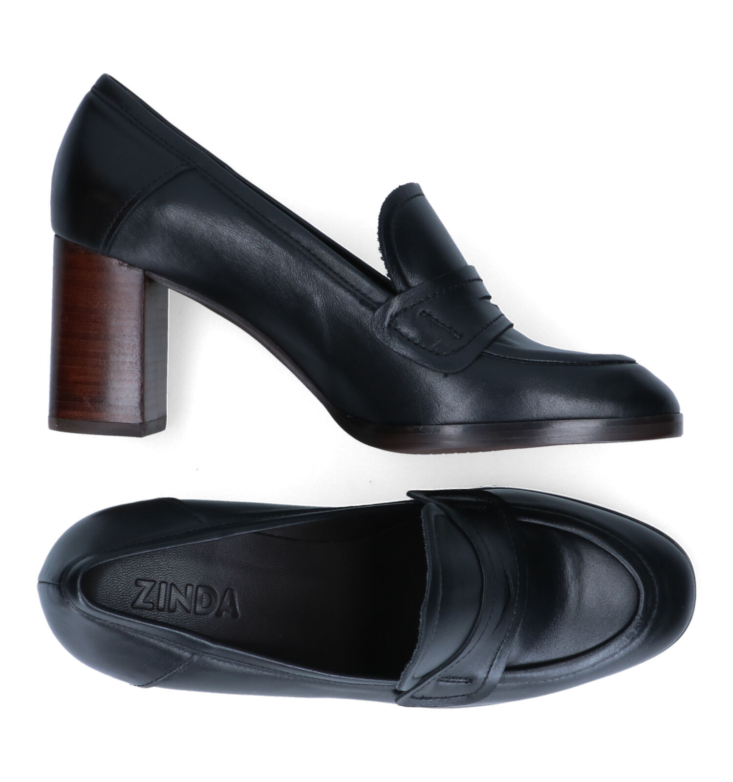 Zinda Zwarte Enkelpumps Dames Pumps Online op TORFS.BE