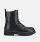 Milo & Mila Zwarte Veterboots voor meisjes (364124)