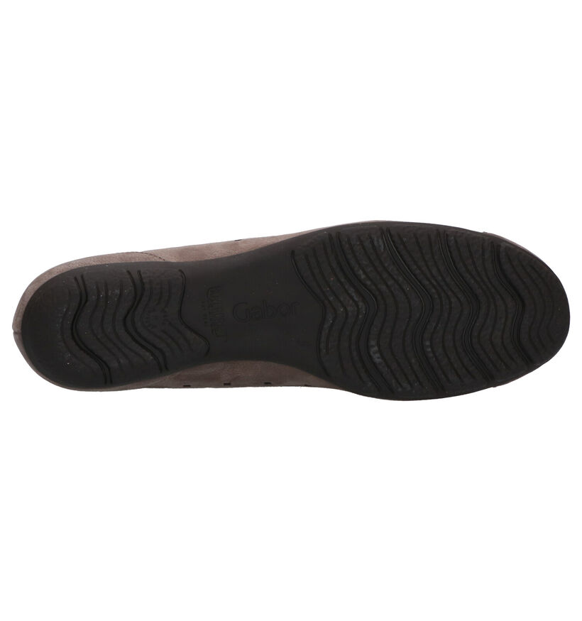 Gabor Hovercraft Zwarte Ballerina's in nubuck (271654)