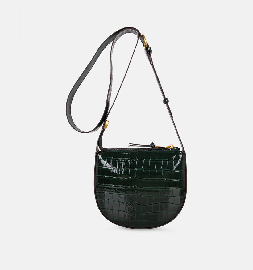 Laurent David Donkergroene Crossbodytas voor dames (381497)
