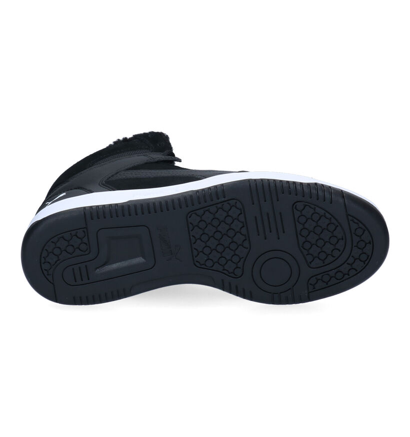 Puma Rebound Zwarte Sneakers voor jongens (311412)