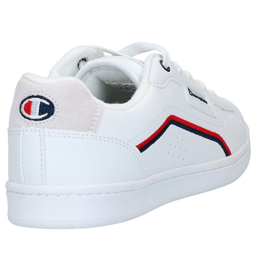 Champion Pittsburegh Low JR Witte Sneakers in kunstleer (265806)