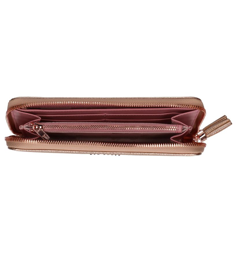 Rose Gold Ritsportemonnee Ted Baker Sheea in leer (220490)