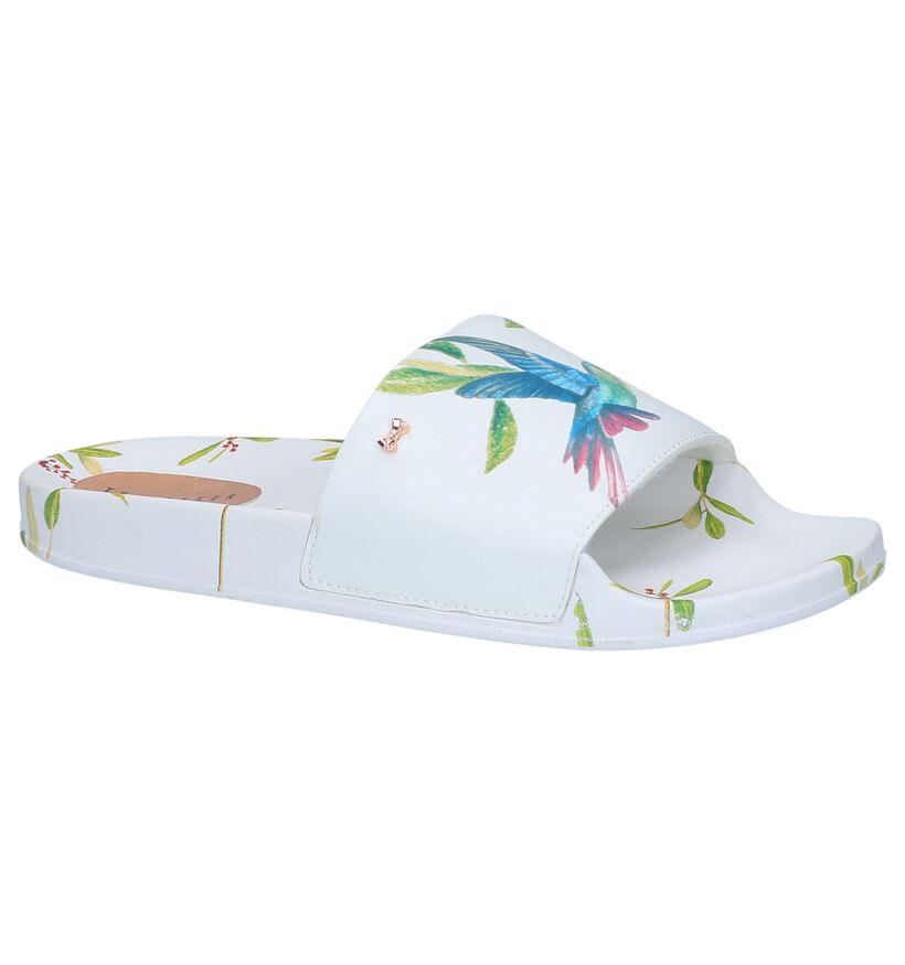 Witte Ted Baker Aveline Pool Slides, , pdp