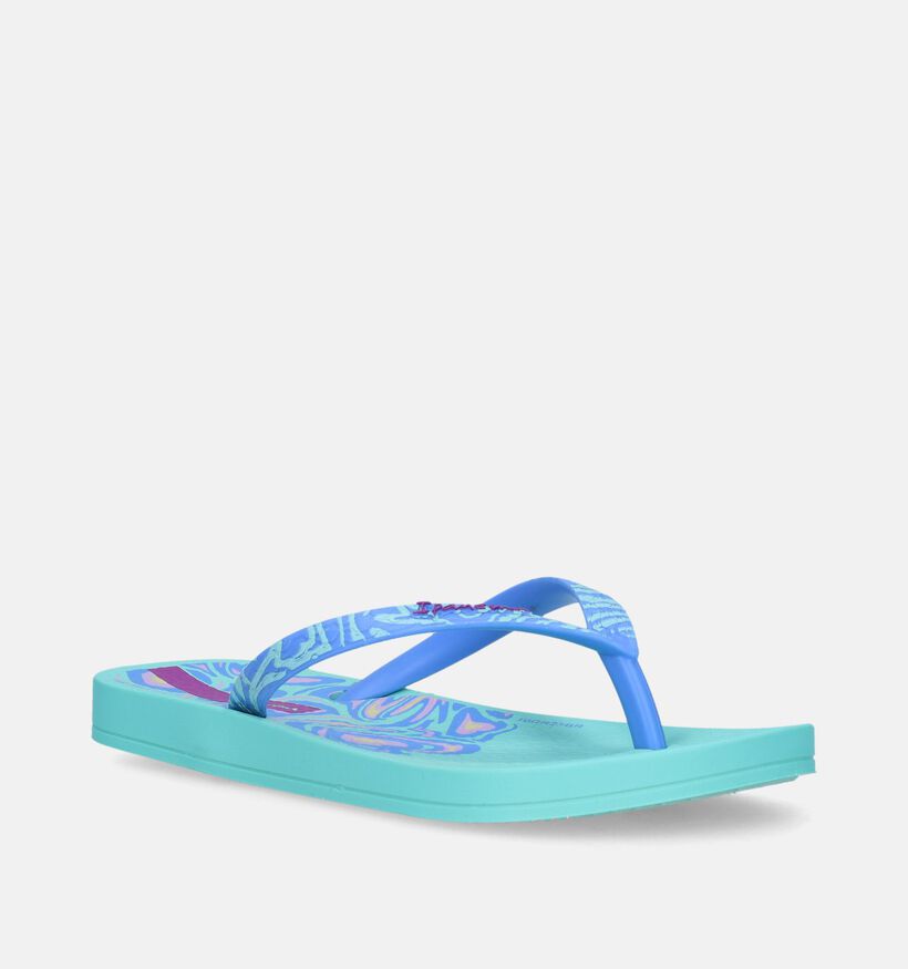 Ipanema Anatomic Hearts Kids Tongs en Turquoise pour filles (340681)