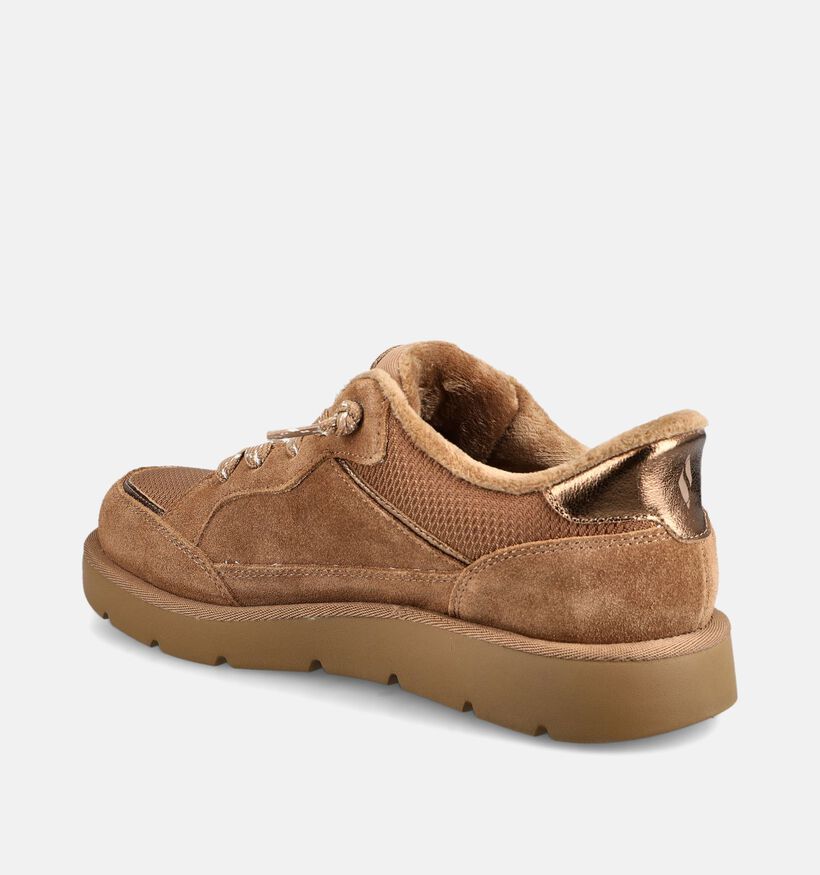Skechers Keepsakes Cozy Street Hiker Baskets en Cognac pour femmes (376925)