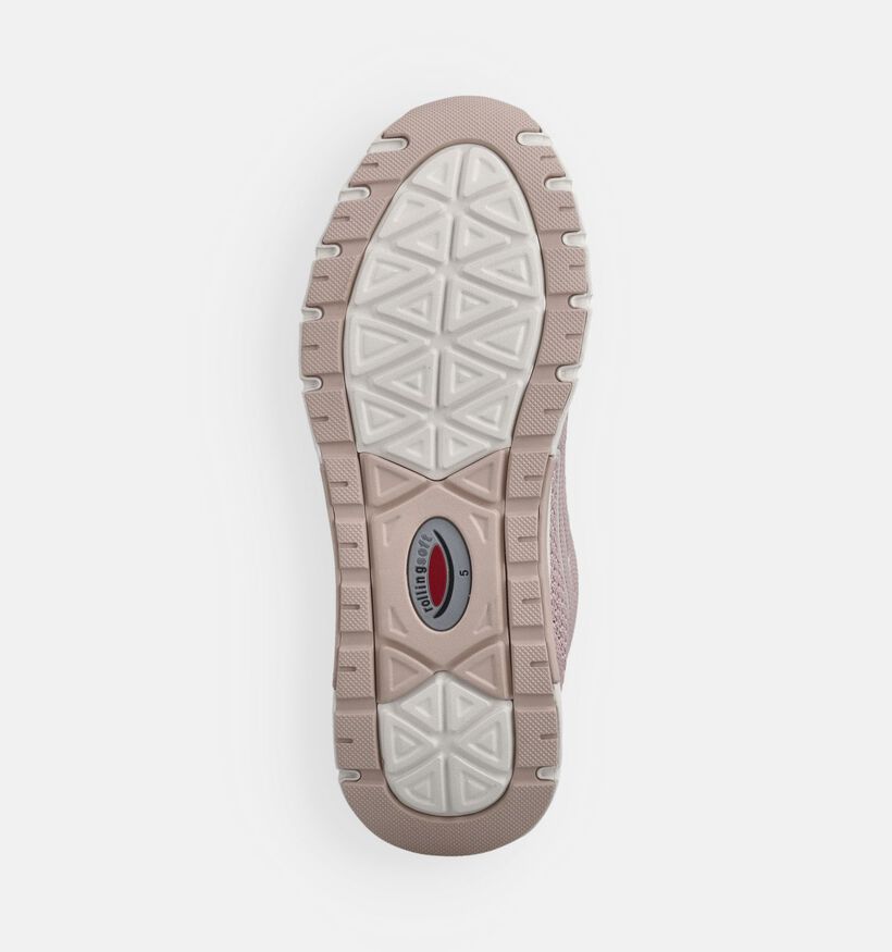 Gabor Rollingsoft Baskets casual en Rose pour femmes (368408) - pour semelles orthop&eacute;diques