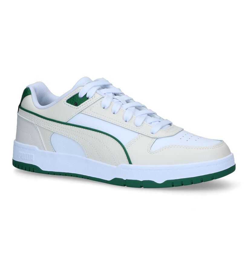 Puma RBD Game Low Witte Sneakers in kunstleer (318674)