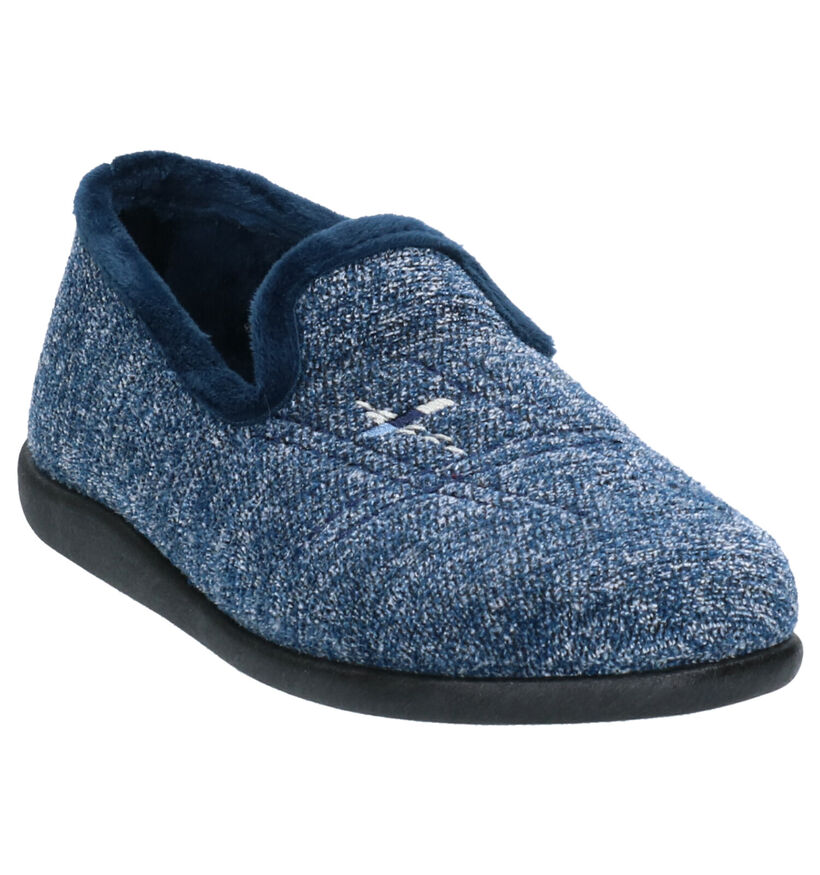 Milo & Mila Blauwe Gesloten pantoffels voor jongens (332280)