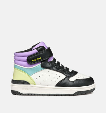 Geox Sneakers Zwart/Wit/Blauw/Roze