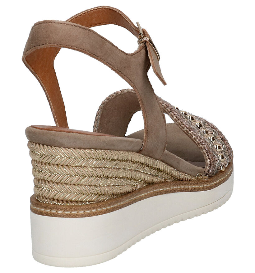 Tamaris TOUCH it Sandales en Taupe en daim (270179)