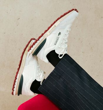 Lacoste Baskets Noir/Blanc/Bleu/Vert