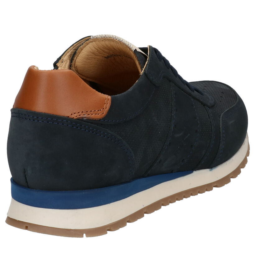 River Woods Buddy Blauwe Veterschoenen in nubuck (271148)