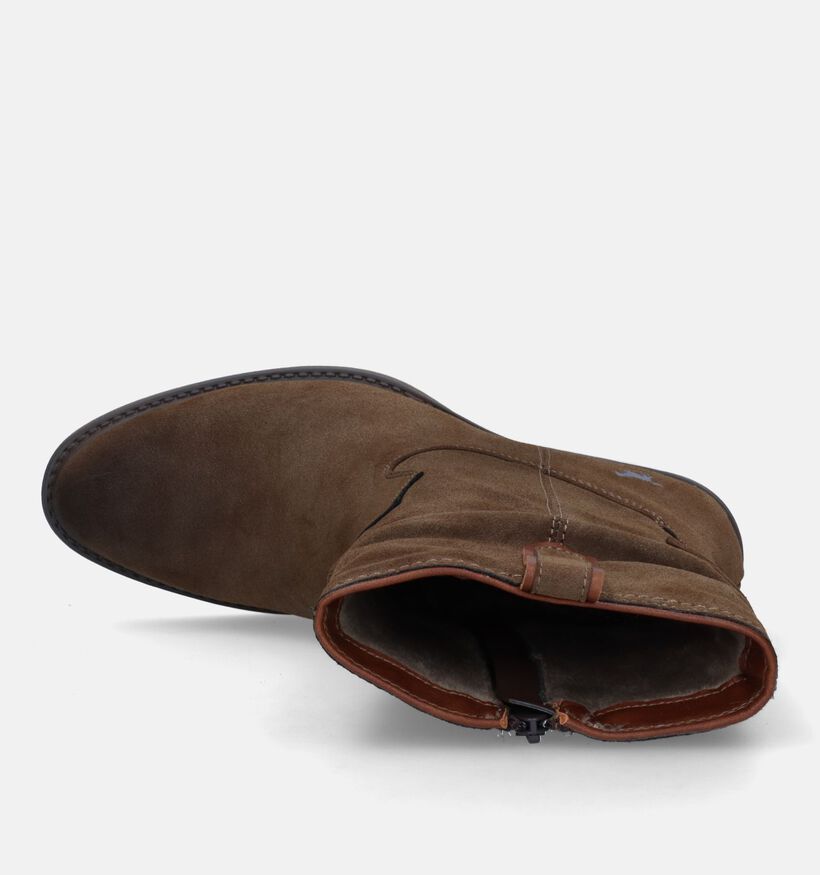 Mustang Bruine Cowboy boots voor dames (331730)