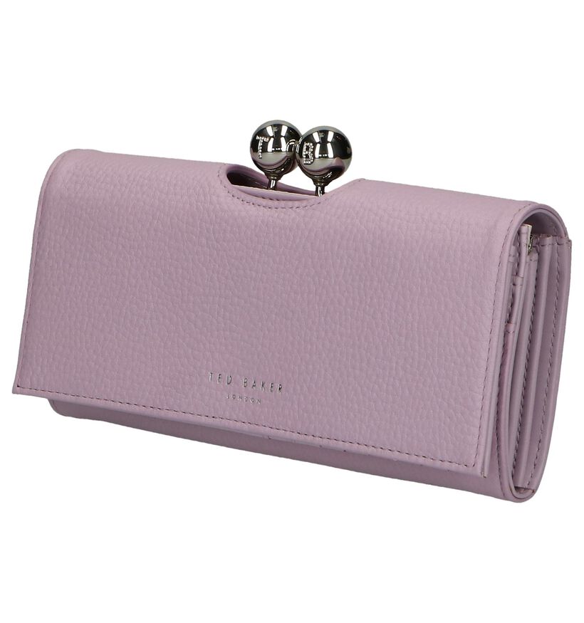 Ted Baker Josiey Porte-monnaie à rabat en Lila en cuir (242371)