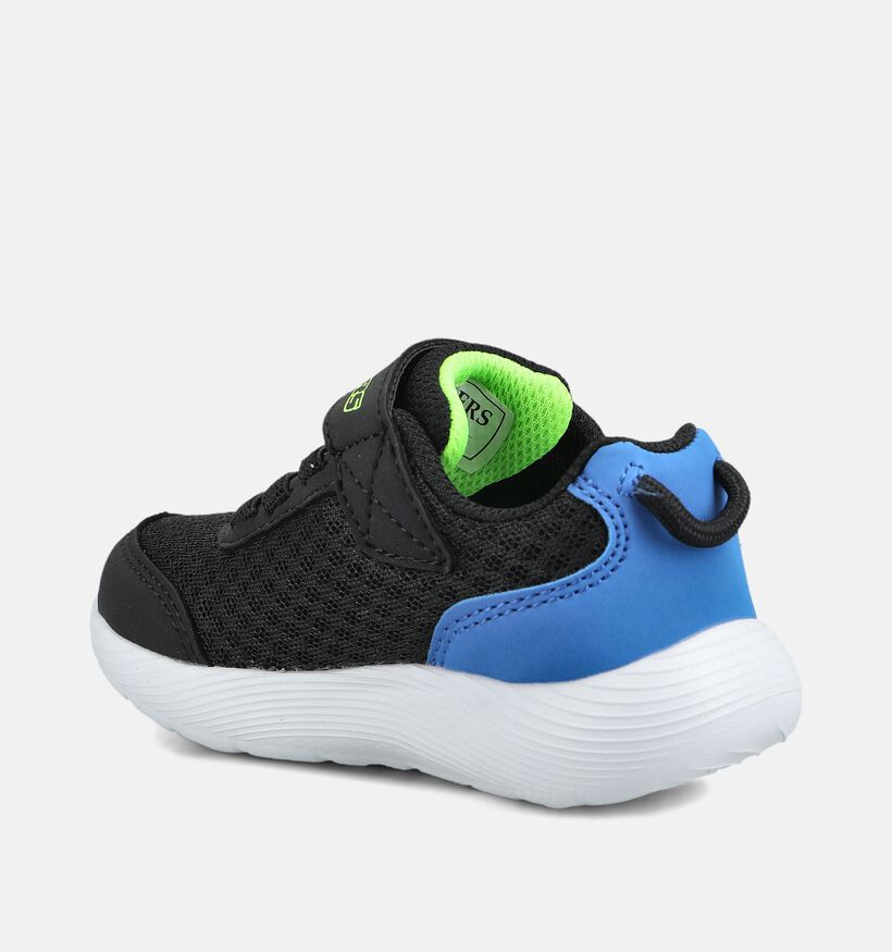 Skechers Dyna Lite Lil Quanta-Stride Baskets basses en Noir pour filles, gar&ccedil;ons (376846)
