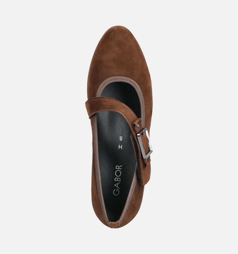 Gabor Chaussures plates en Marron pour femmes (378259)