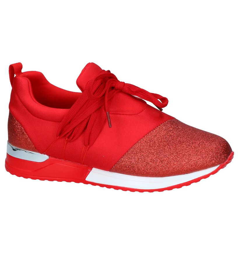 Dazzle Baskets slip-on en Rouge en simili cuir (246757)