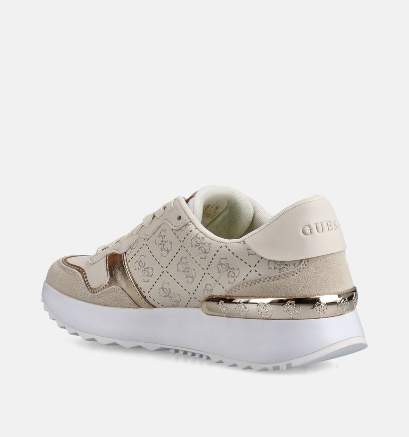 Guess Vinsa Baskets en Beige pour femmes (366548) - pour semelles orthop&eacute;diques