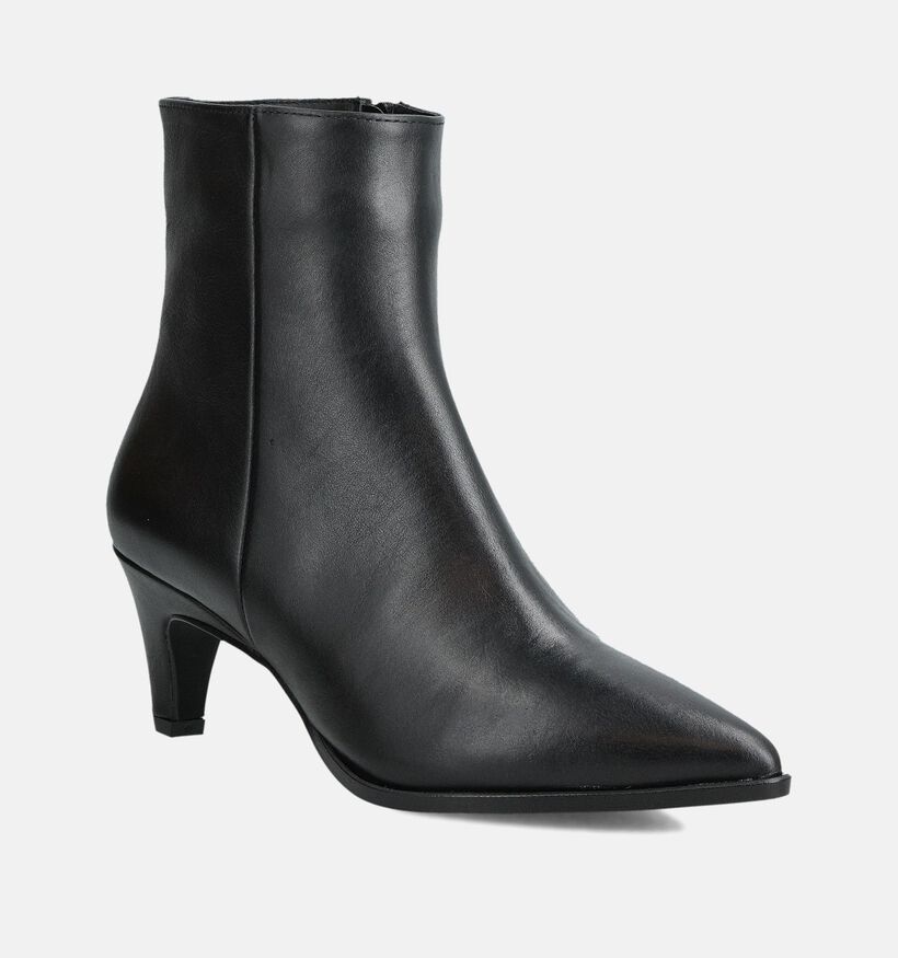 Laurent David Zwarte Enkellaarzen voor dames (365097)