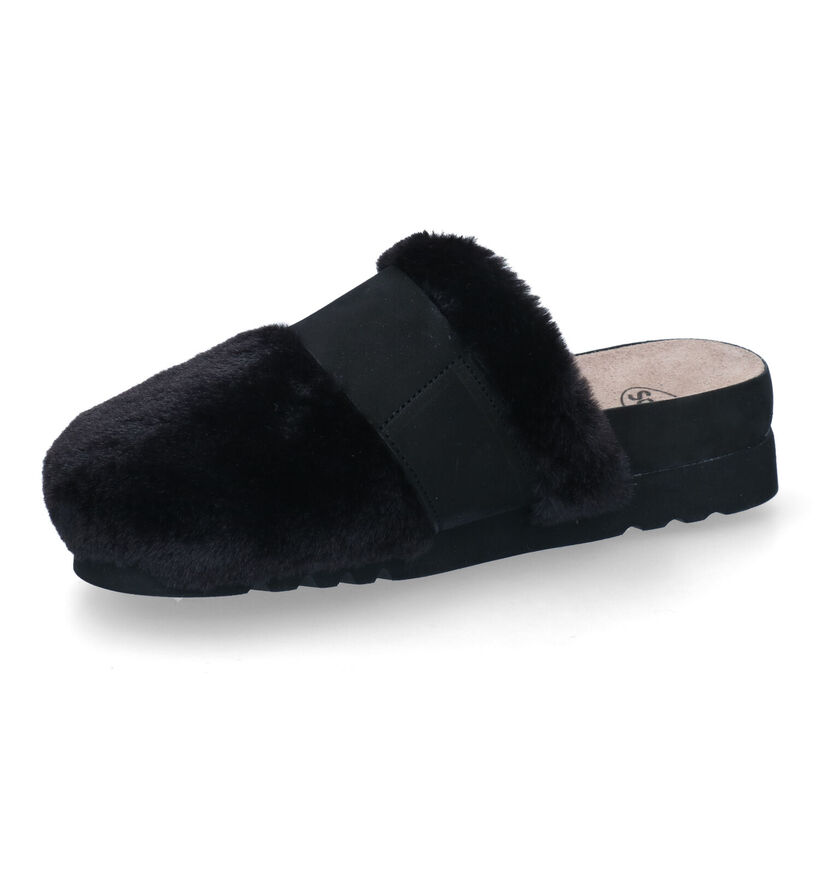 Scholl Alaska Pantoufles en Noir pour femmes (316949)