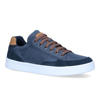 Rits/veterschoenen blauw