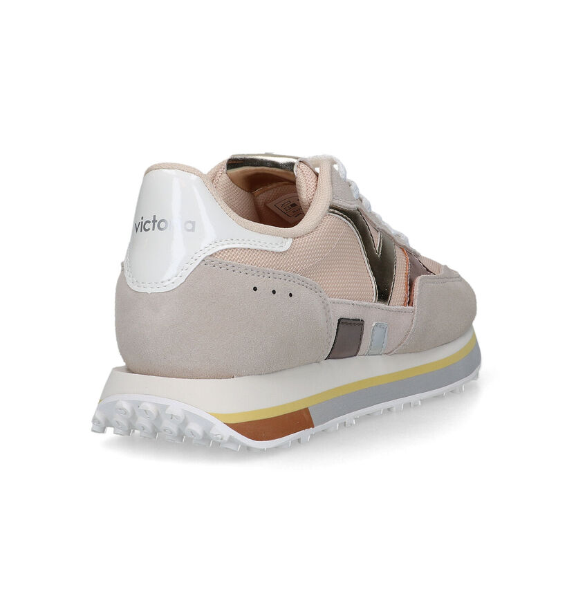 Victoria Beige Sneakers voor dames (322594) - geschikt voor steunzolen