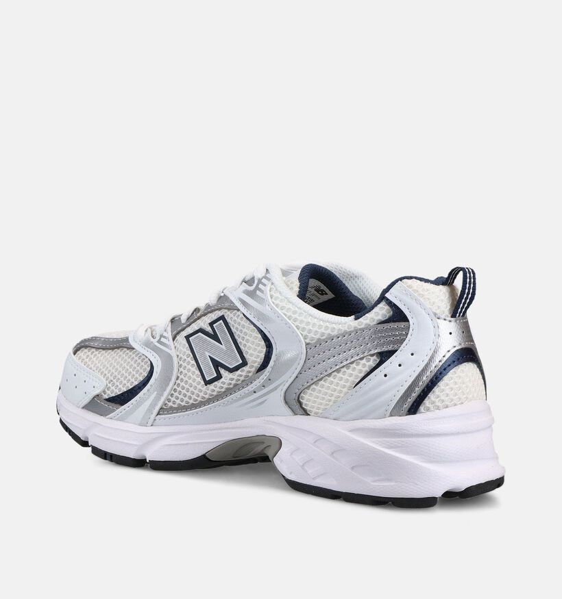 New Balance 530 Witte/Blauwe Sneakers voor dames (382420) - geschikt voor steunzolen